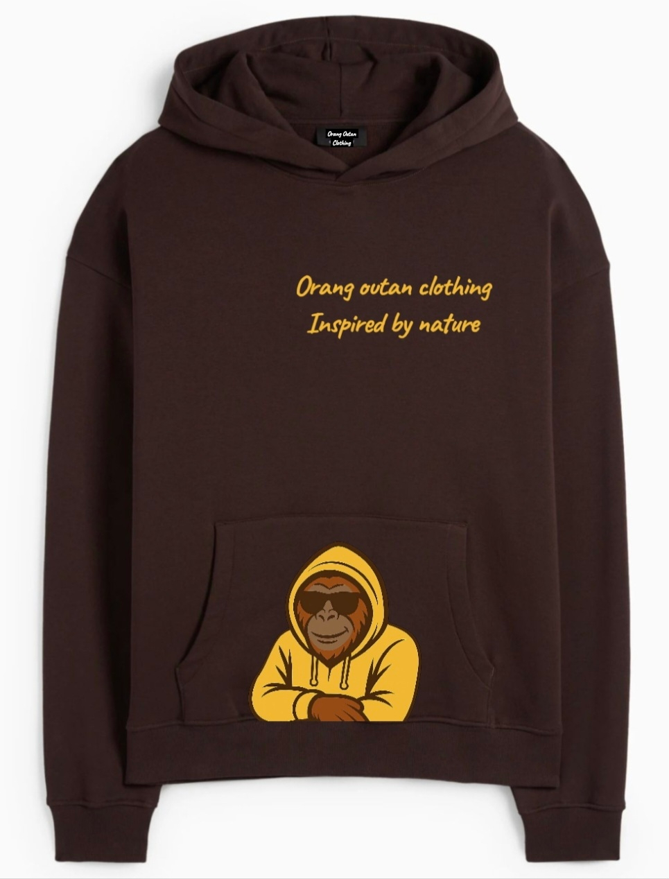 Hoodie Katanga Marron