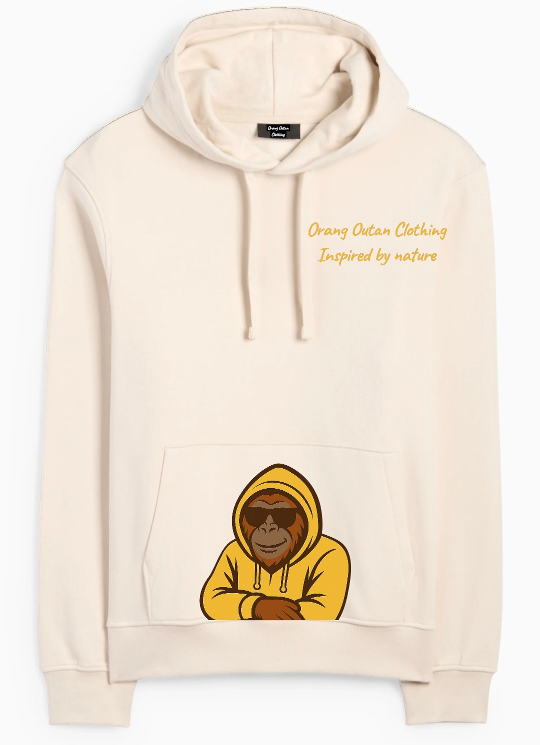 Hoodie Amazonia Coupe ample Beige